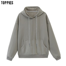 toppies Womens Tracksuits Hooded Sweatshirts 2020 Autumn Winter Fleece Oversize Hoodies Solid Pullovers Jackets Unisex Couple